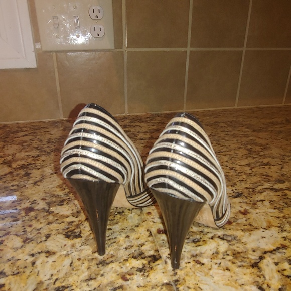 Like new Saks Fifth open-toe heels!! - Picture 3 of 3